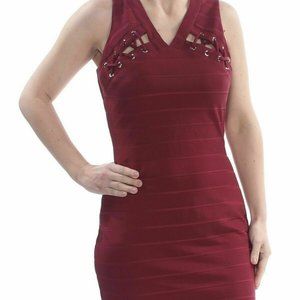 GUESS Women's Sleeveless Party Wine Dress #1080